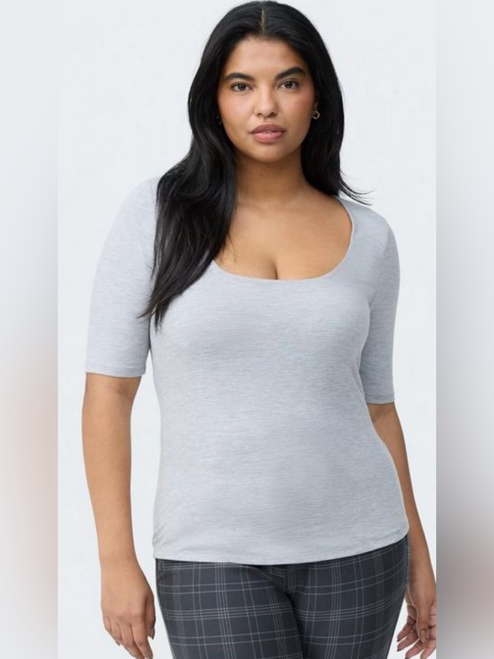 Torrid Scoop Neck Shaping Tee 2